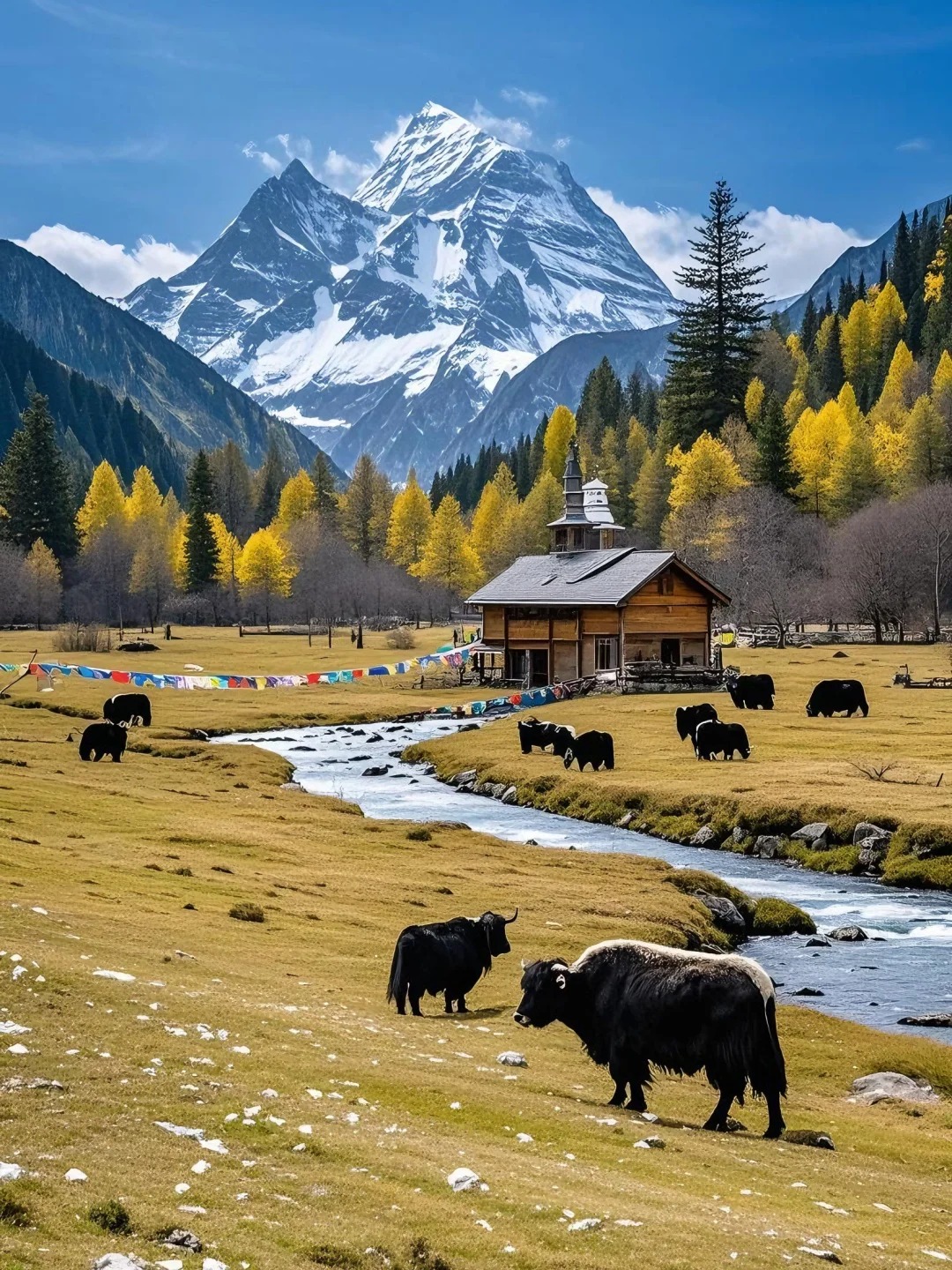 🏔️春日稻城亚丁,人间仙境不过如此_2_众山_稻城亚丁-川西-国庆特辑-来自52tours 我爱旅游网